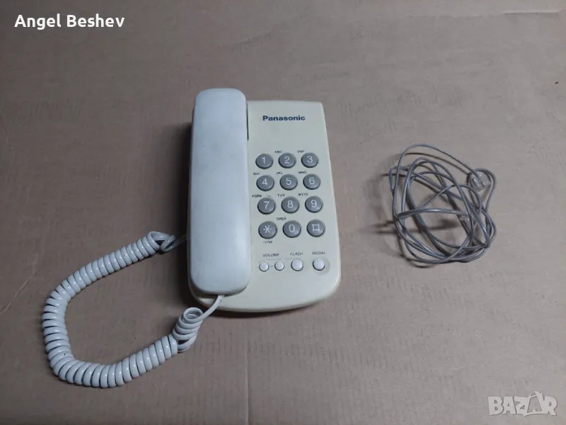 Стационарен телефон Panasonic KX-TS5MX-W, снимка 1