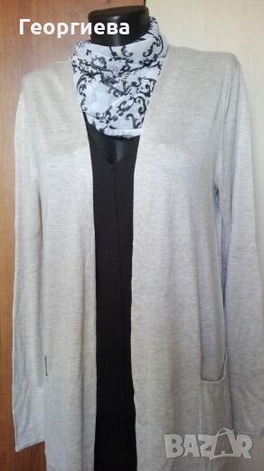 Дълга светло бежова жилетка H&M 🍀S,M🍀 арт.232, снимка 1