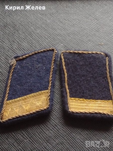 Български военни сърмени петлици вензели ЖП войски за КОЛЕКЦИОНЕРИ 16982, снимка 1