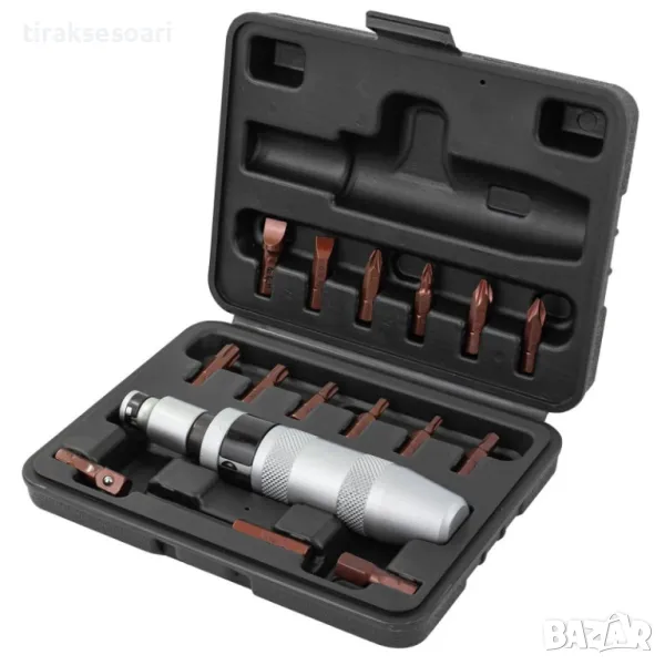 Ударна отвертка с накрайници FORCEKRAFT 17 части, снимка 1