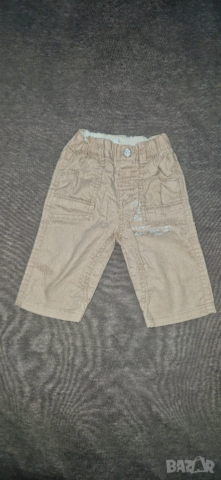 3-6м 68см Панталон тип дънки, бежови, без следи от употреба , снимка 1