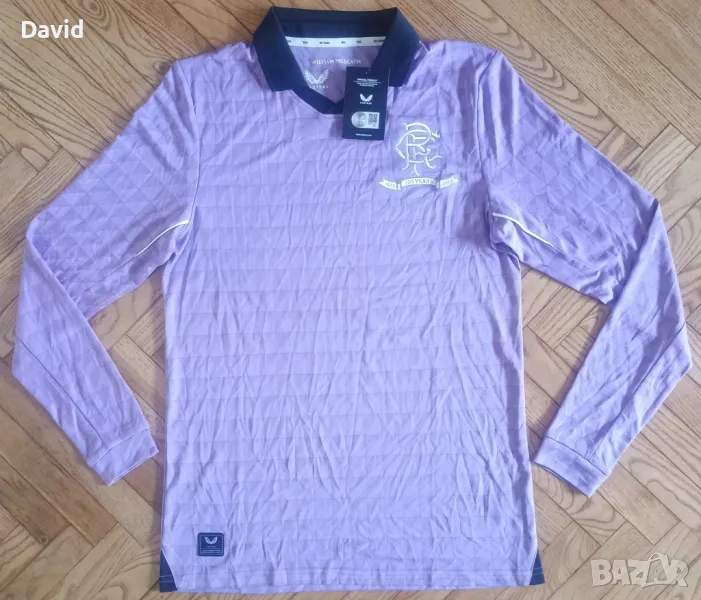 Оригинална юбилейна фланелка на Рейнджърс 21/22 Third Kit, снимка 1