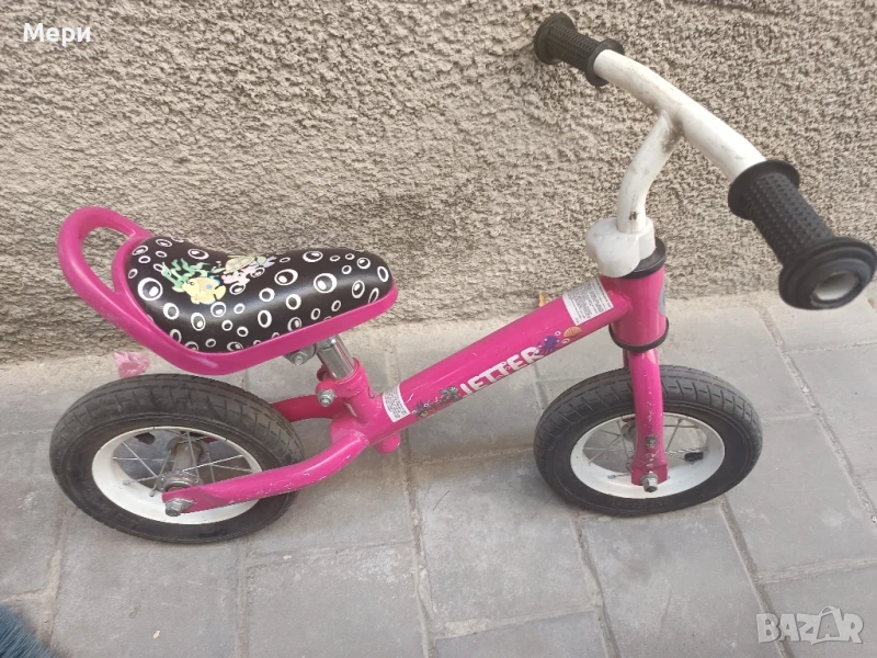 Колело за баланс цвят розово, снимка 1