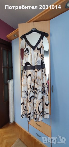 Дълга лятна рокля обличана 2 - 3 пъти, снимка 1
