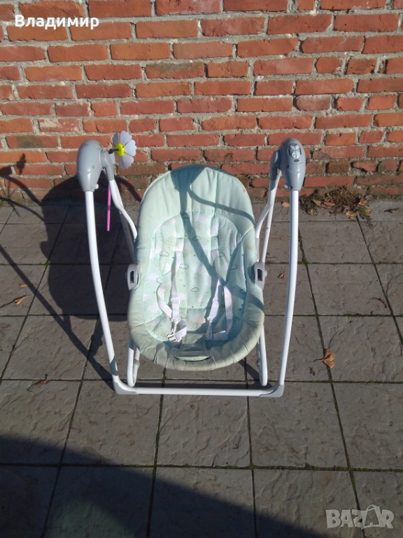 Бебешка люлка-шезлонг музикална, снимка 1