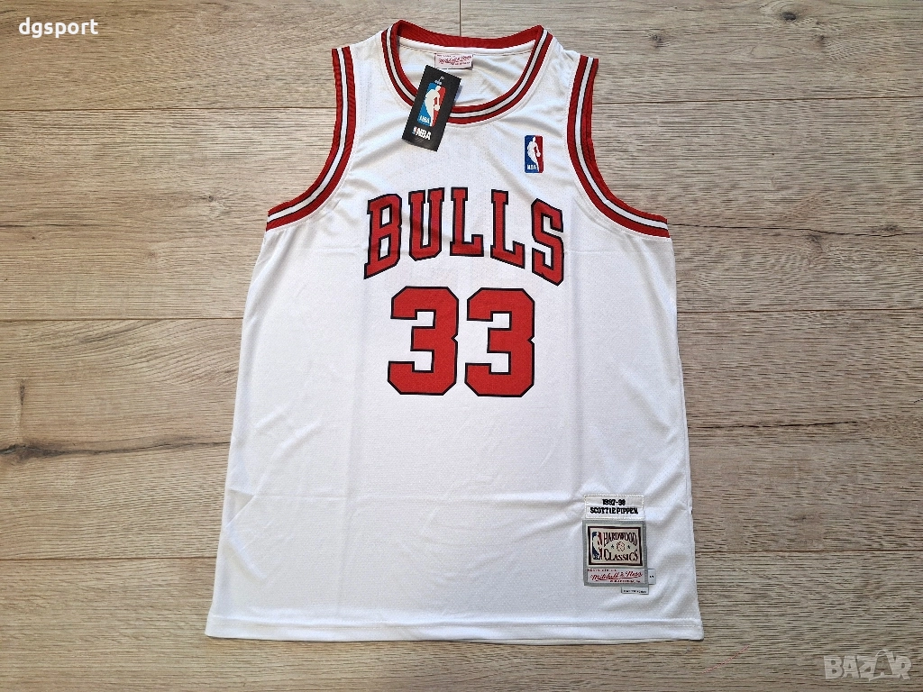 Баскетболен потник на Скоти Пипън#33#Чикаго Булс#Mitchell & Ness!!!, снимка 1