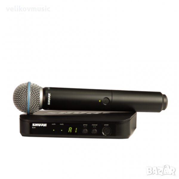 SHURE BLX24E/B58 вокален безжичен микрофон , снимка 1