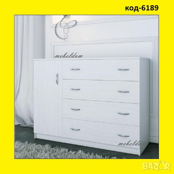 Скрин 110см. с врата и 4 чекмеджета(код-6189), снимка 1