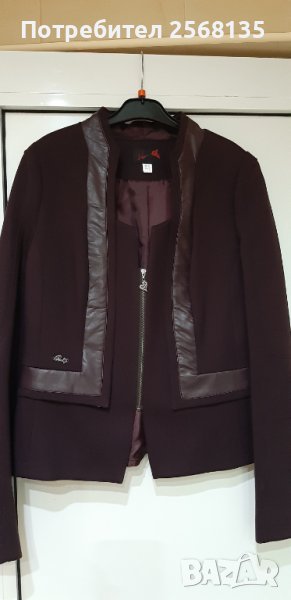 Сако Елегантно и Красиво с декорации Кожа на "Роси Фешън"!НОВО!№ 48, снимка 1