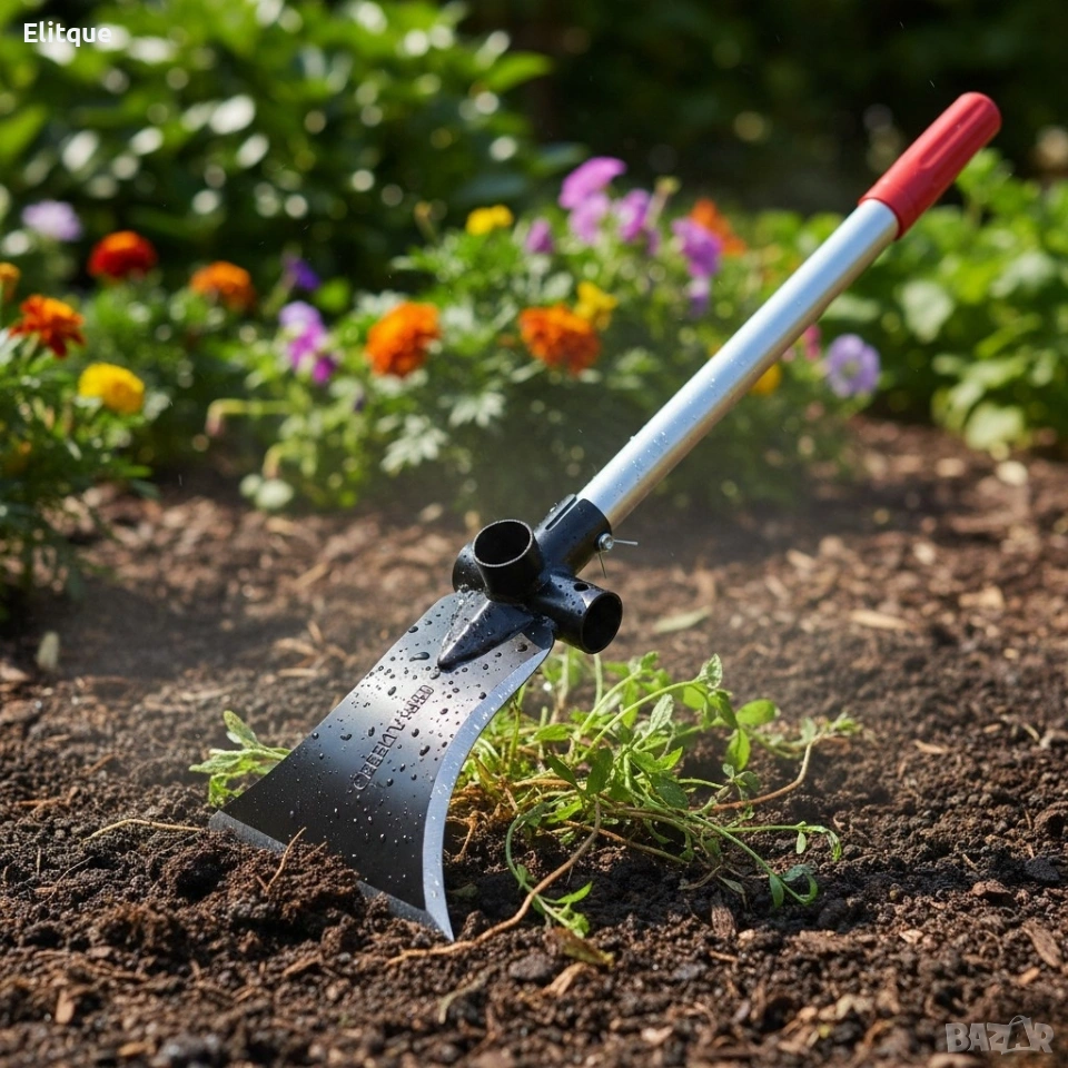 Многофункционален градински инструмент 4 в 1 – брадва, лопата, мотика и сърп в едно, снимка 1