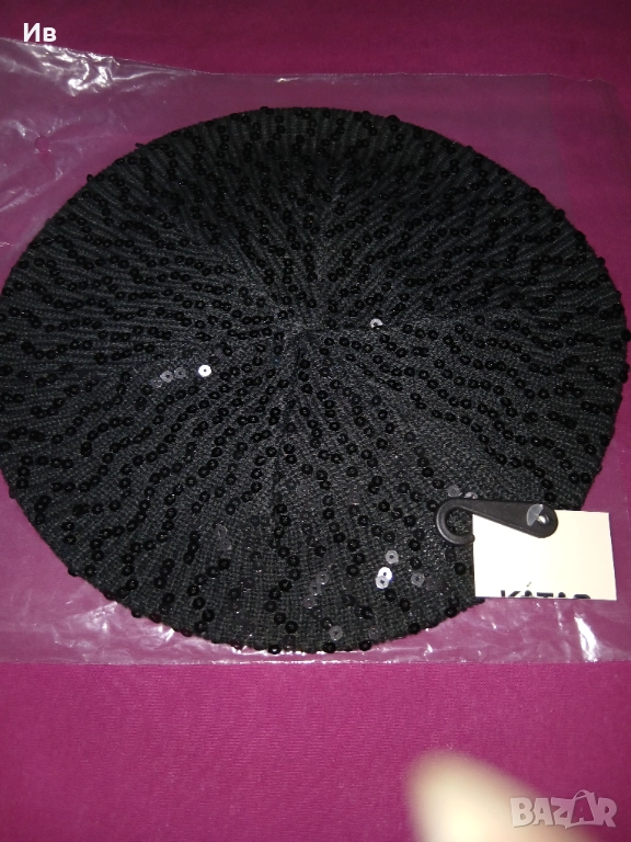 Художническа шапка с пайети Koton, снимка 1
