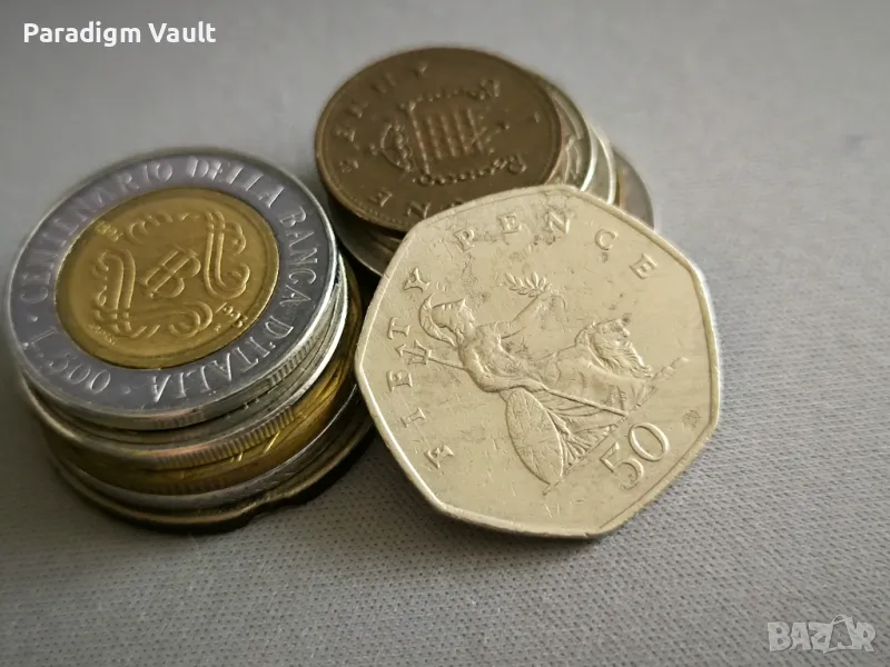 Монета - Великобритания - 50 пенса | 2001г., снимка 1