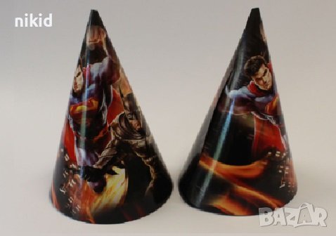 Avengers Отмъстителите Капитан Америка Айрън Мен картонена парти шапки шапка рожден ден, снимка 1