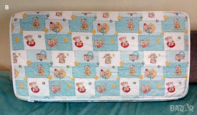 Бебешки дунапренен матрак 60/120 см, снимка 1