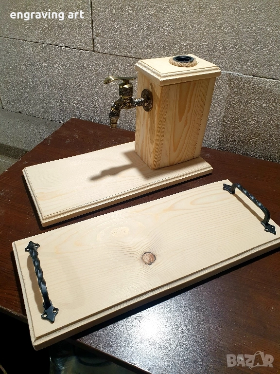 Диспенсър за алкохол или плато за мезета, снимка 1