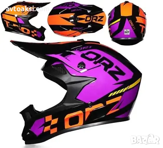 Каска Крос Мотор/Скутер/Бъги/Вело/АТВ-3030, снимка 1