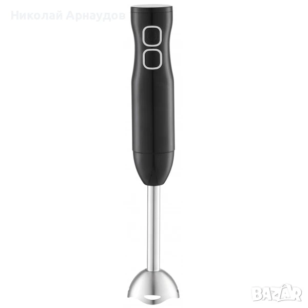 Пасатор Rosberg R51112MS, 400W, пасираща приставка от неръждаема стомана 2 степени на скорост, Черен, снимка 1