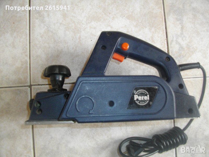 600 Вата-Френско-Електрическо Ренде-Хобел- С ИСКРЕНЕ-Perel, снимка 1