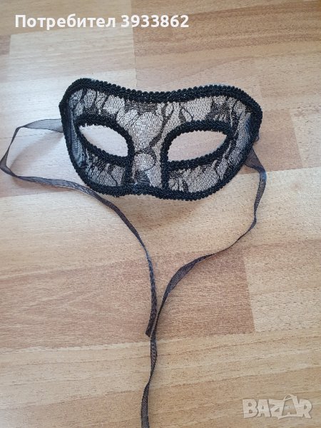 Черна карнавална маска, снимка 1