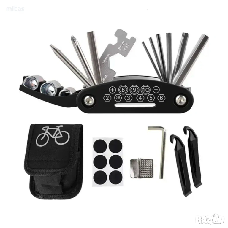 Мултифункционален вело инструмент MARTAR MIX (19 in 1) за Бърз ремонт, снимка 1