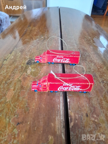 Елхови украшения камиончета Кока Кола,Coca Cola, снимка 1
