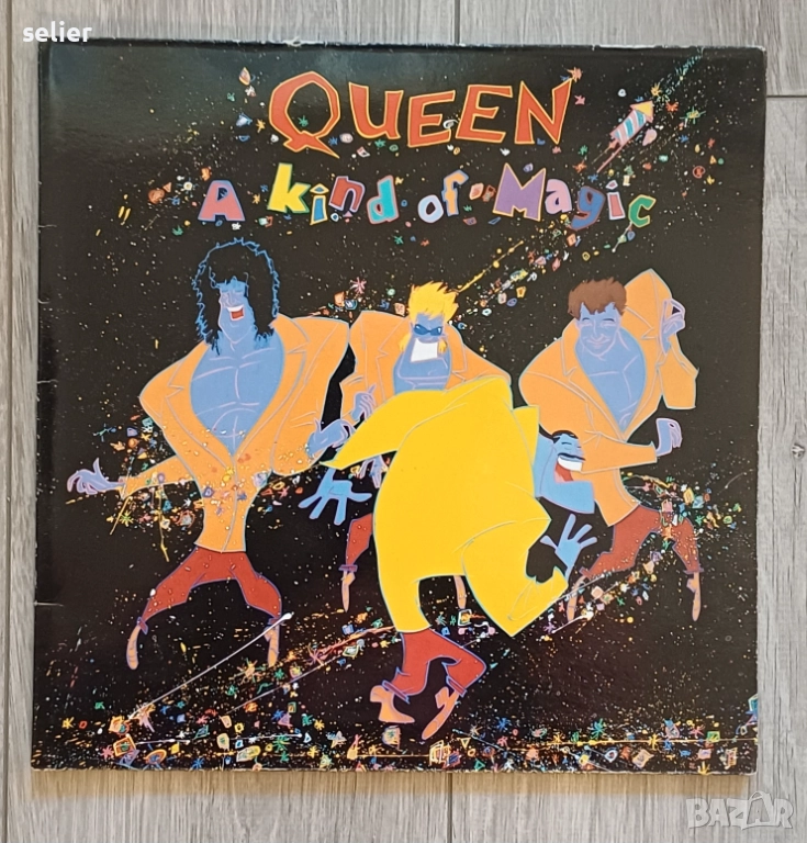 Queen ‎– A Kind Of Magic Издание 🇬🇧 UK 1986г-GATEFOLD Състояние на винила:VG+ Състояние на обложка, снимка 1