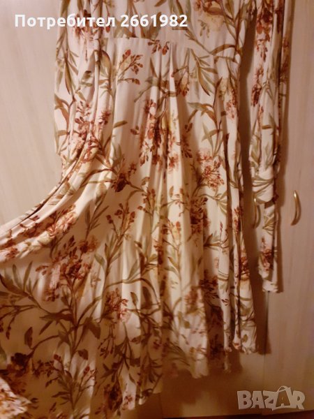 Разкошна дълга маркова рокля на цветя - НМ , снимка 1