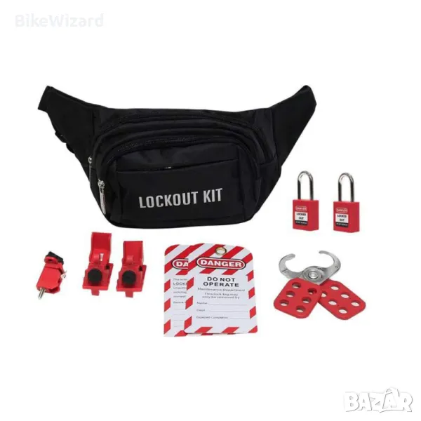 POFET Lockout Tagout Kit за заключване НОВО, снимка 1