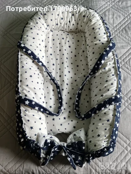 Бебешко гнездо с две лица, снимка 1