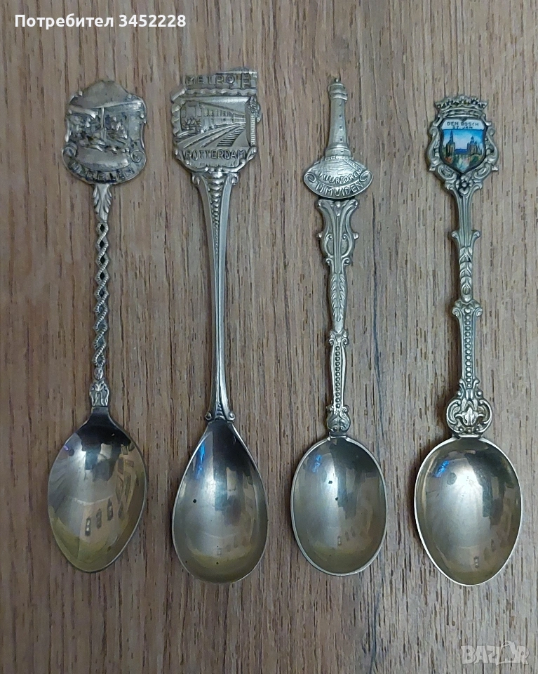 лъжички за колекционери 4 броя , снимка 1