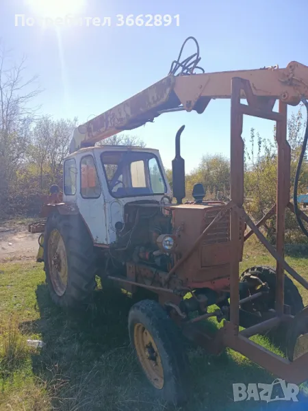 Трактор ЮМЗ с щипка за дърва, снимка 1