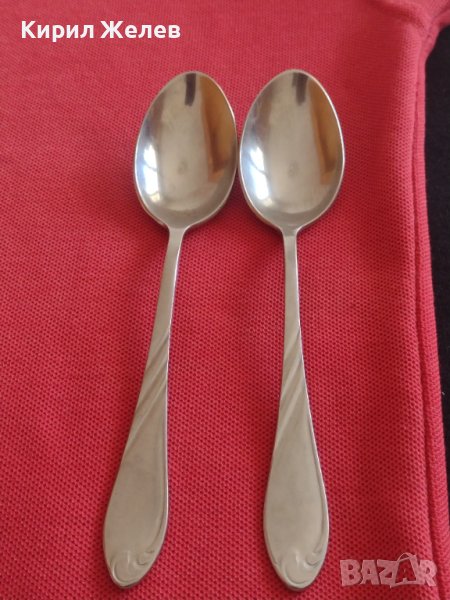 Две стари лъжички СССР за кафе чай за КОЛЕКЦИОНЕРИ 35259, снимка 1