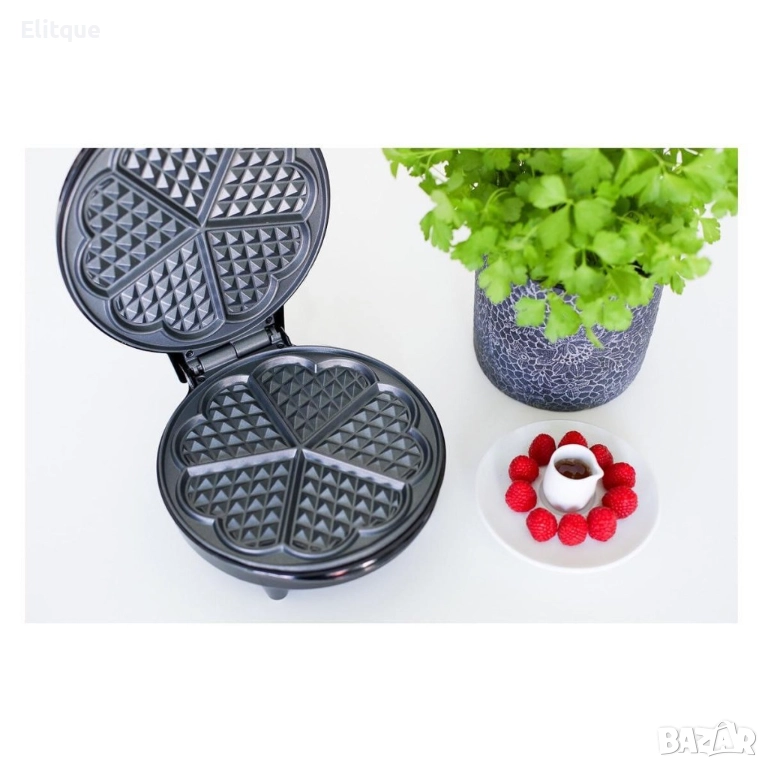 Уред за гофрети с мощност 700W, плочи с незалепващо покритие FIRST, снимка 1