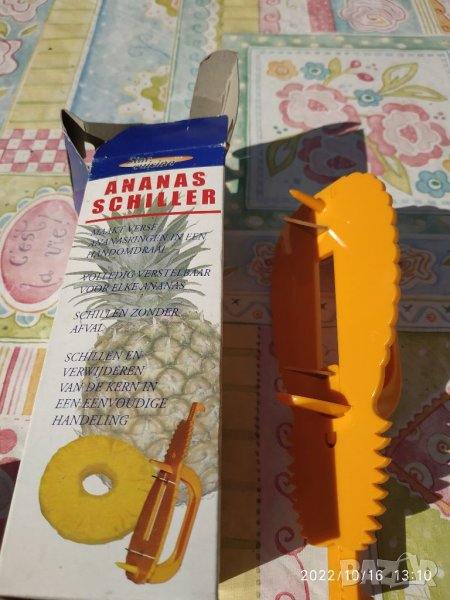 нов уред за белене на ананас, снимка 1