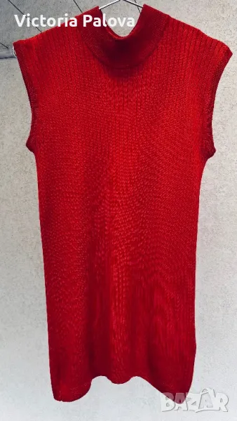 Поло без ръкави LUCIA 100% коприна, снимка 1