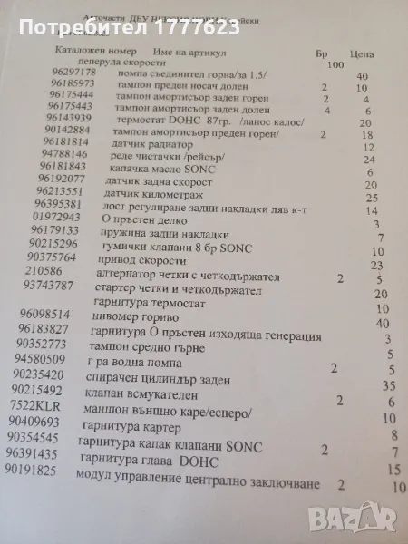 Авточасти за Деу Нексия DAEWOO NEXIA, снимка 1