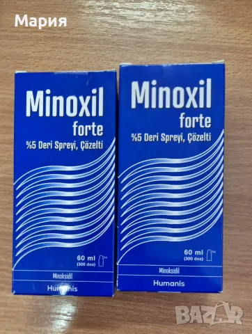 Minoxil Форте %5 спрей - алопеция 60мл, снимка 8 - Продукти за коса - 48335727