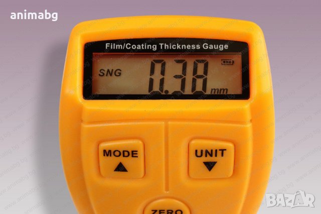 ANIMABG Уред за измерване на дебелината на боя, снимка 3 - Друга електроника - 37019639