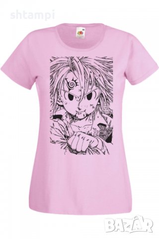 Дамска тениска The Seven Deadly Sins Meliodas 02,Анимация,игра,Празник,Повод., снимка 8 - Тениски - 37985743