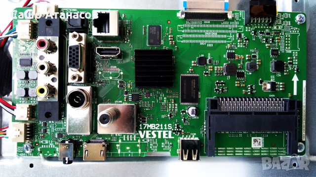 HORIZON 43HL6331F/B  счупена матрица ,17IPS62 ,17MB211S ,VES430UNDH-2D-N42 ,PT430CT02-4-C-1 ,17WFM07, снимка 9 - Части и Платки - 33304704