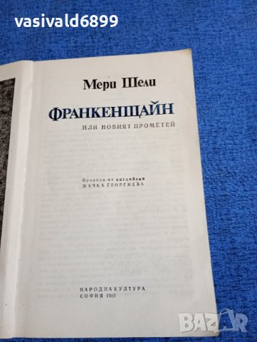 Мери Шели - Франкенщайн , снимка 7 - Художествена литература - 43749700