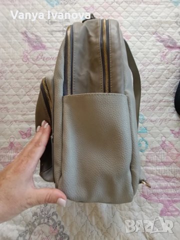 Accessorize голяма сива раница , снимка 5 - Раници - 50734330