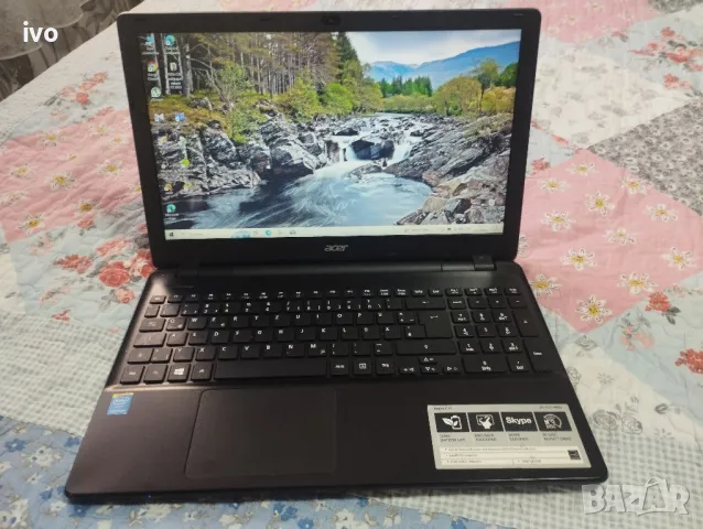 4 ядрен лаптоп Acer Aspire E-15