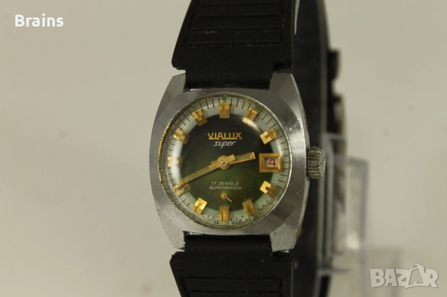 1960's VIALUX Super Дамски Ръчен Часовник SWISS, снимка 2 - Дамски - 51711561