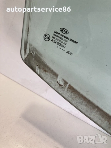 Стъкло за задна дясна врата за KIA Ceed 1.6 CRDi 16V (2014), снимка 2 - Части - 53241160