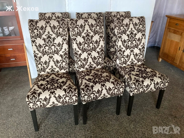 Шест трапезни стола