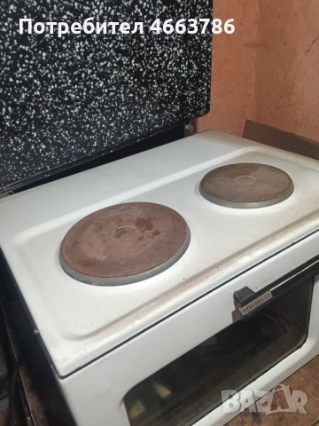 Мини печка с 2 котлона, използвана