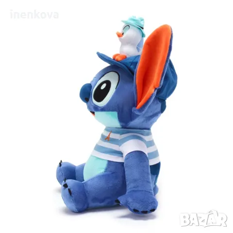 Плюшена играчка - Стич с патенце - в летен, моряшки стил (Лило и Стич), снимка 3 - Плюшени играчки - 49841705