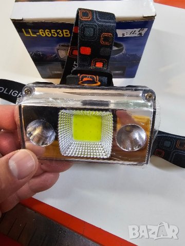 Светодиоден челник, фенер със светодиоди с зареждане от USB., снимка 2 - Друга електроника - 43781272