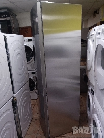 Иноксов комбиниран хладилник с фризер Миеле Miele Made in Germany с 2 години гаранция!, снимка 7 - Хладилници - 52580298